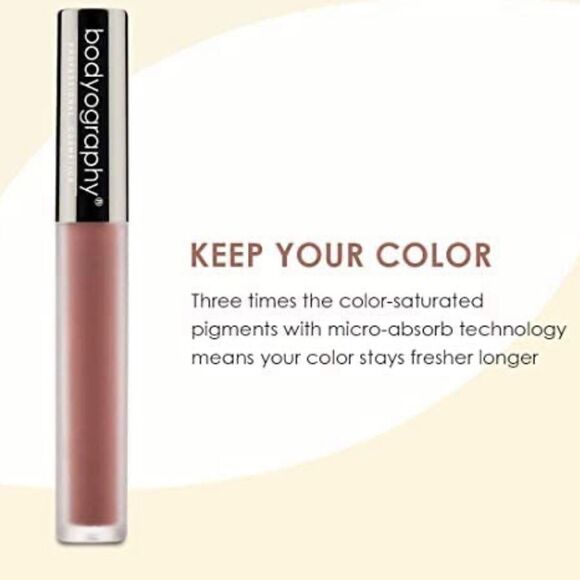 Bodyography Lip Lava Liquid Lipstick - Ash - NIB - Picture 5 of 6